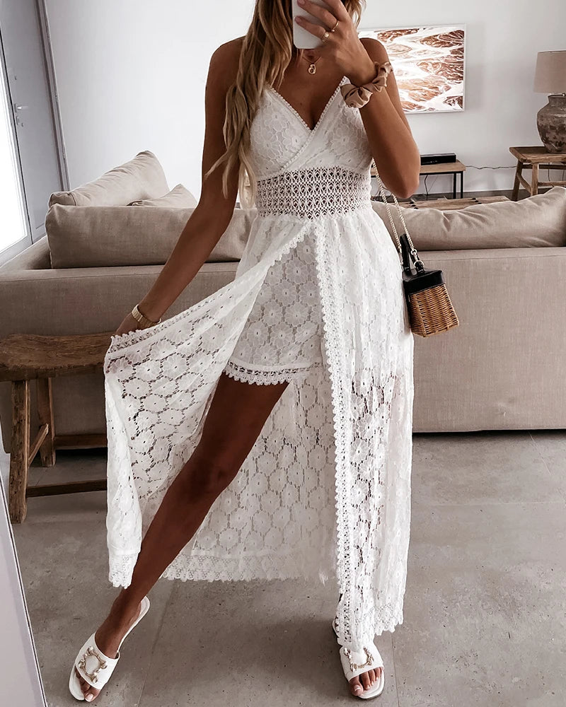 Vestido Elegância de Verão | Sopro de Elegância - Tecido Leve