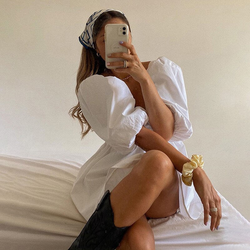 Vestido de Renda Feminino de Verão