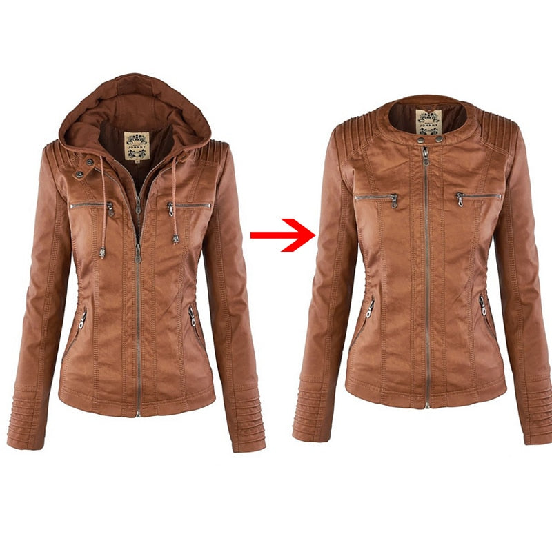 Jaqueta Feminina Outerwear Motociclista