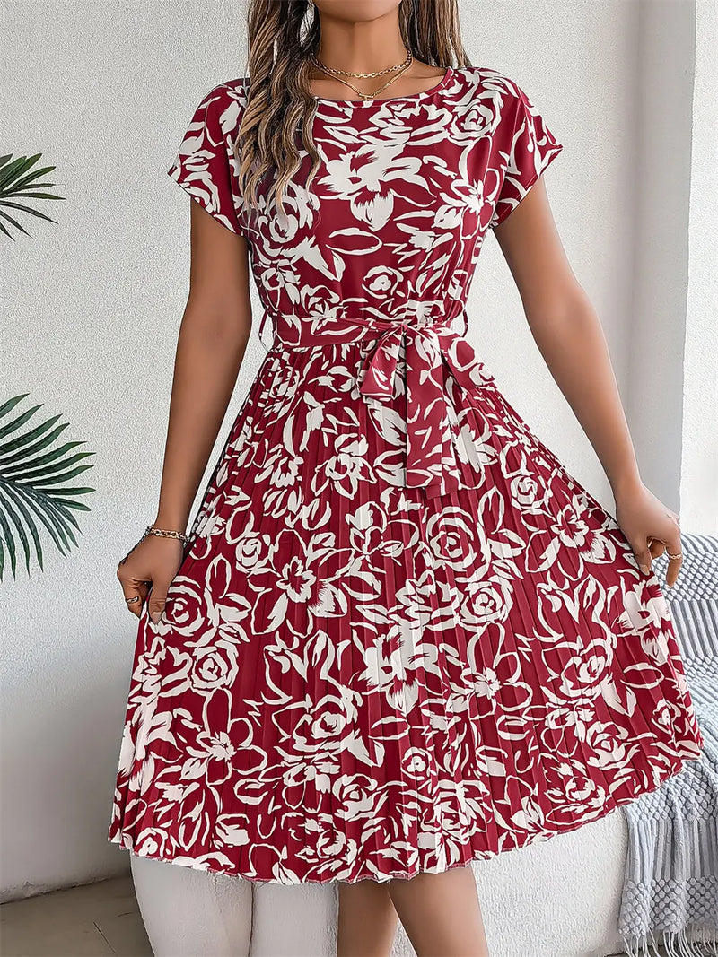 Vestido Flor de Primavera | Refrescante - Perfeito para Dias Quentes