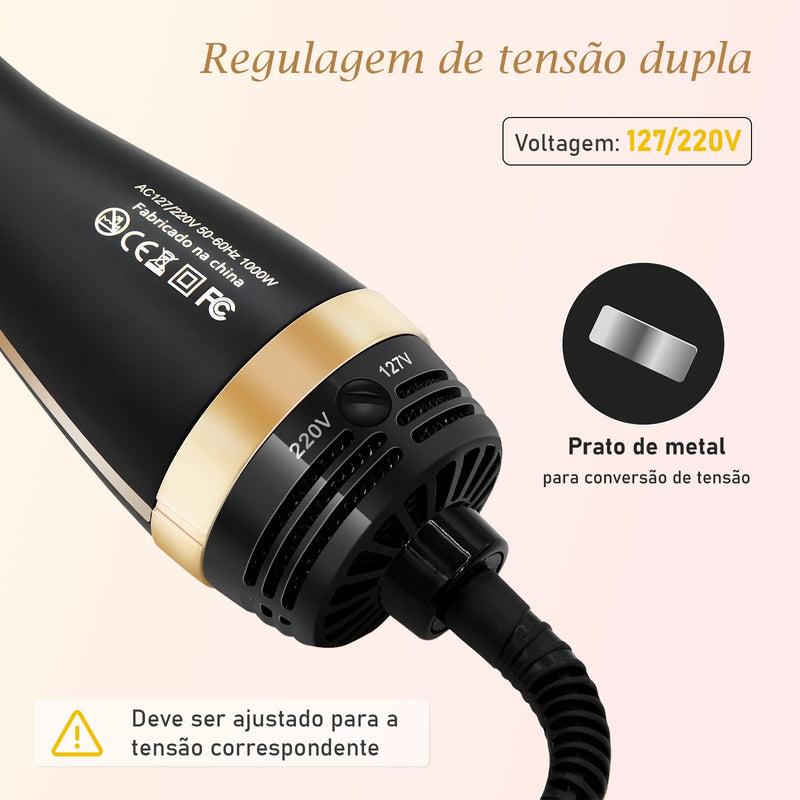 Escova Rotativa | Elegance Curl - Cachos lindos + uso fácil