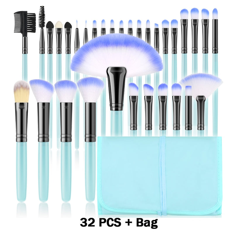 Conjunto de Pincéis de Maquiagem Profissional Vander