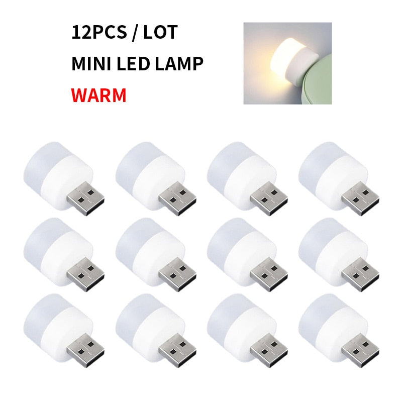 Mini Lâmpadas de LED 12 pçs