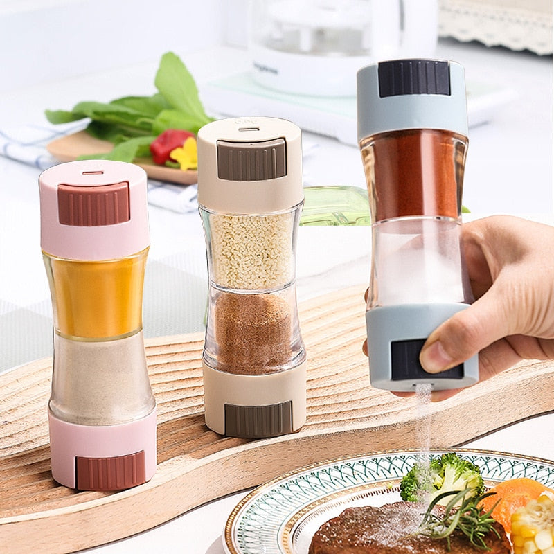 Recipiente Duplo para Tempero DuoDose