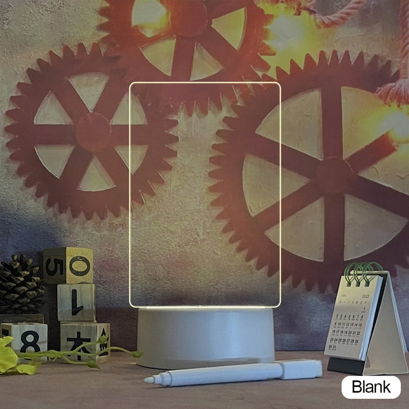 Quadro de Anotações LED Noturno GlowNote