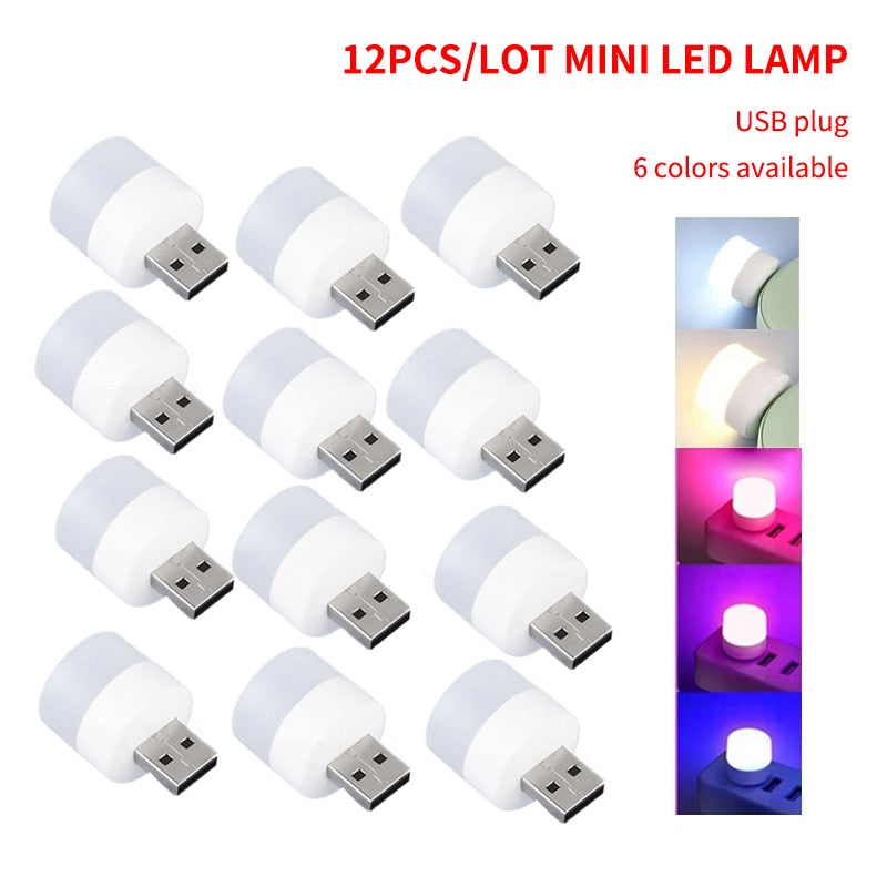Mini Lâmpadas de LED 12 pçs